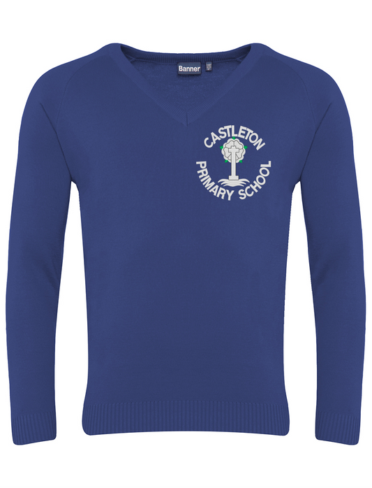 Adult Castleton - Acrylic V Neck Sweater