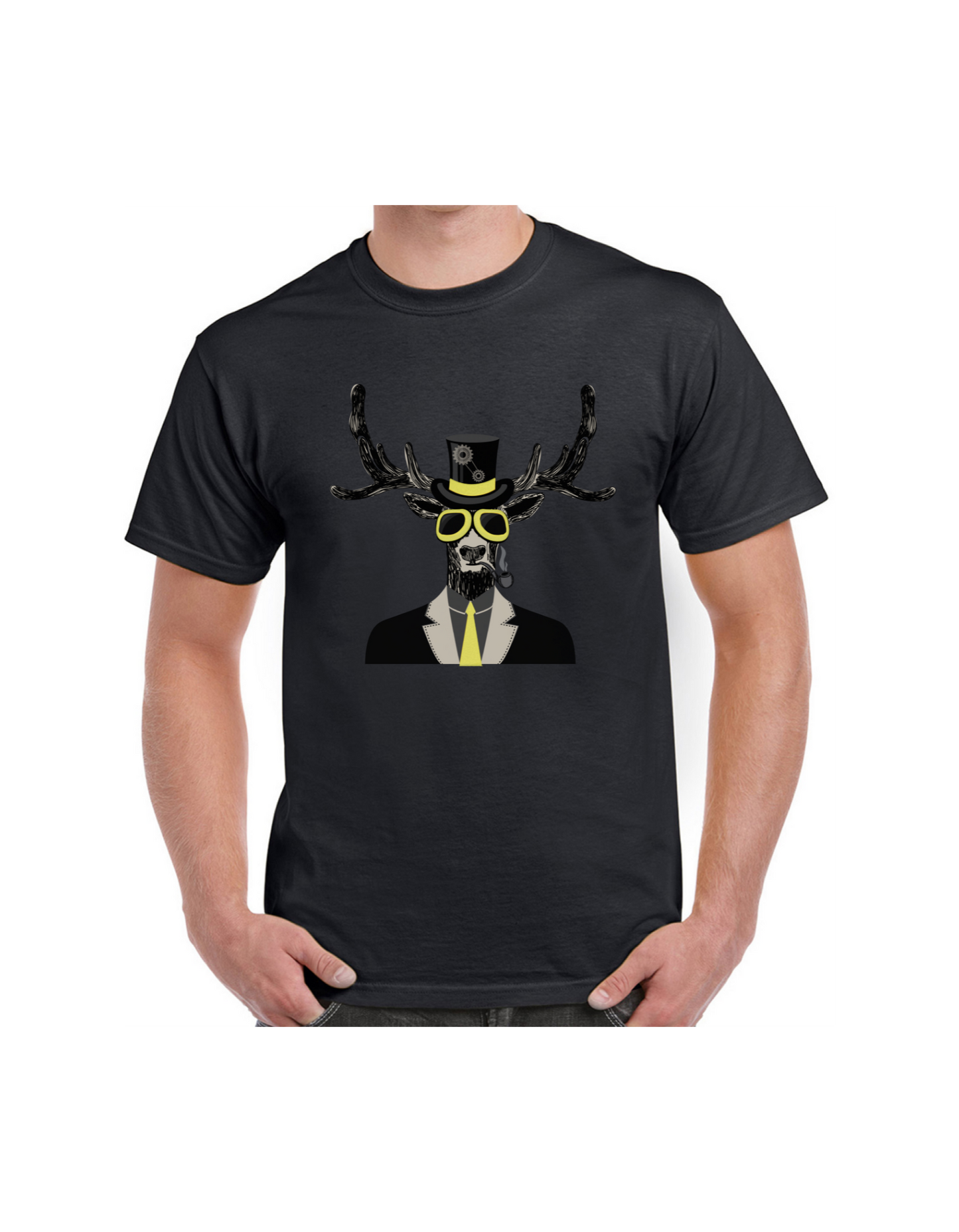 Elk Steampunk T Shirt