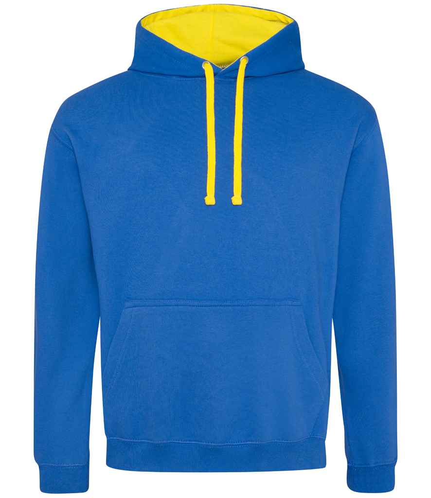 AWDis Varsity Hoodie Royal Blue/Sun Yellow - Main Image