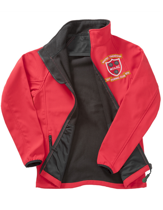 Adult WFARC Result Core Ladies Printable Soft Shell Jacket | Red/Black