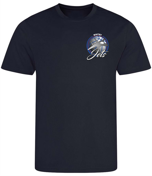 Whitby Jets Kids Cool T-Shirt | French Navy