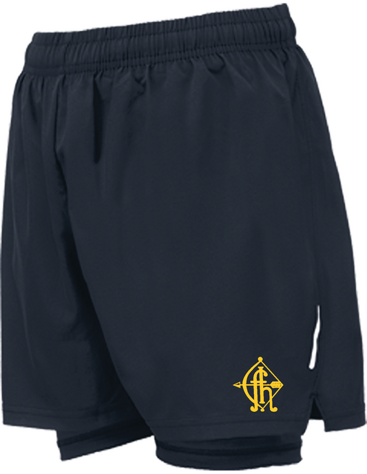 Fyling Hall School 2 in 1 PE Shorts Junior Sizes