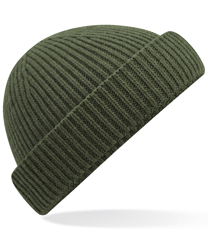 The Whitby Harbour Beanie | Sustainable Ribbed Knit