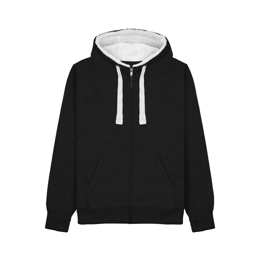 Sherpa Lined Zip-Up Ski Hoodie