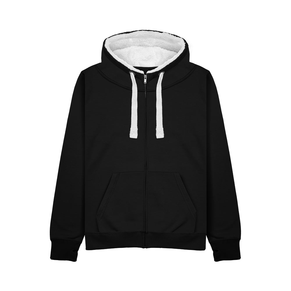 Sherpa Lined Zip-Up Ski Hoodie