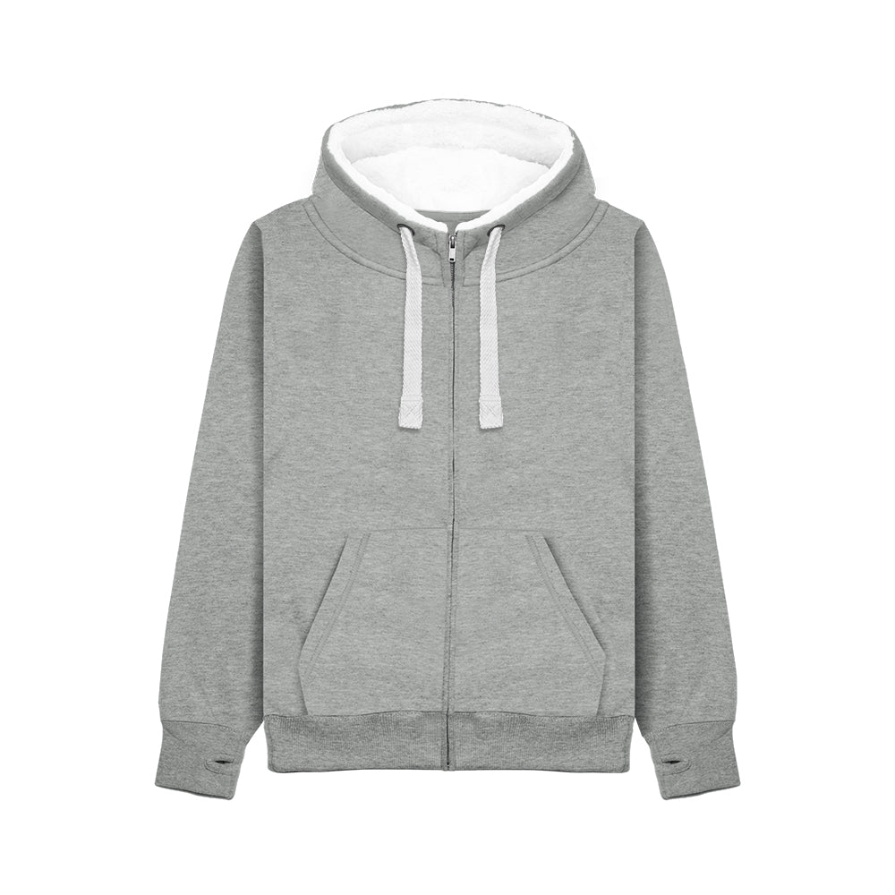 Sherpa Lined Zip-Up Ski Hoodie
