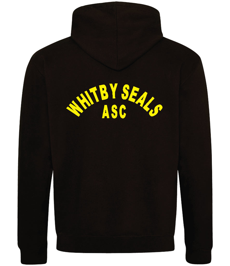Whitby Seals Child's Zip Hoodie Black