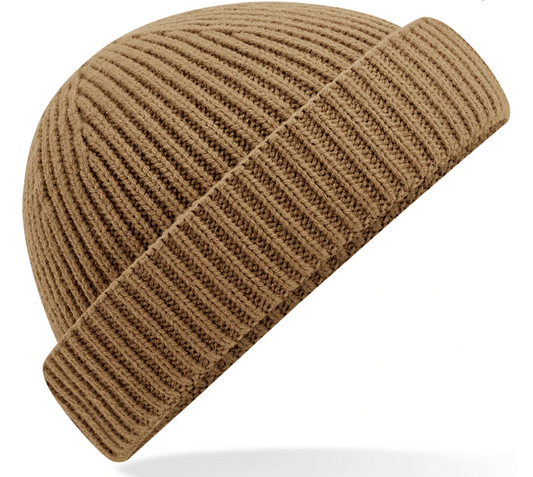 The Whitby Harbour Beanie | Sustainable Ribbed Knit