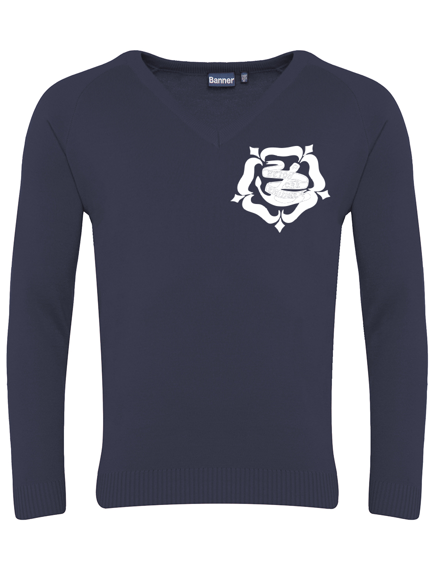 Adult Seton - Acrylic V Neck Sweater
