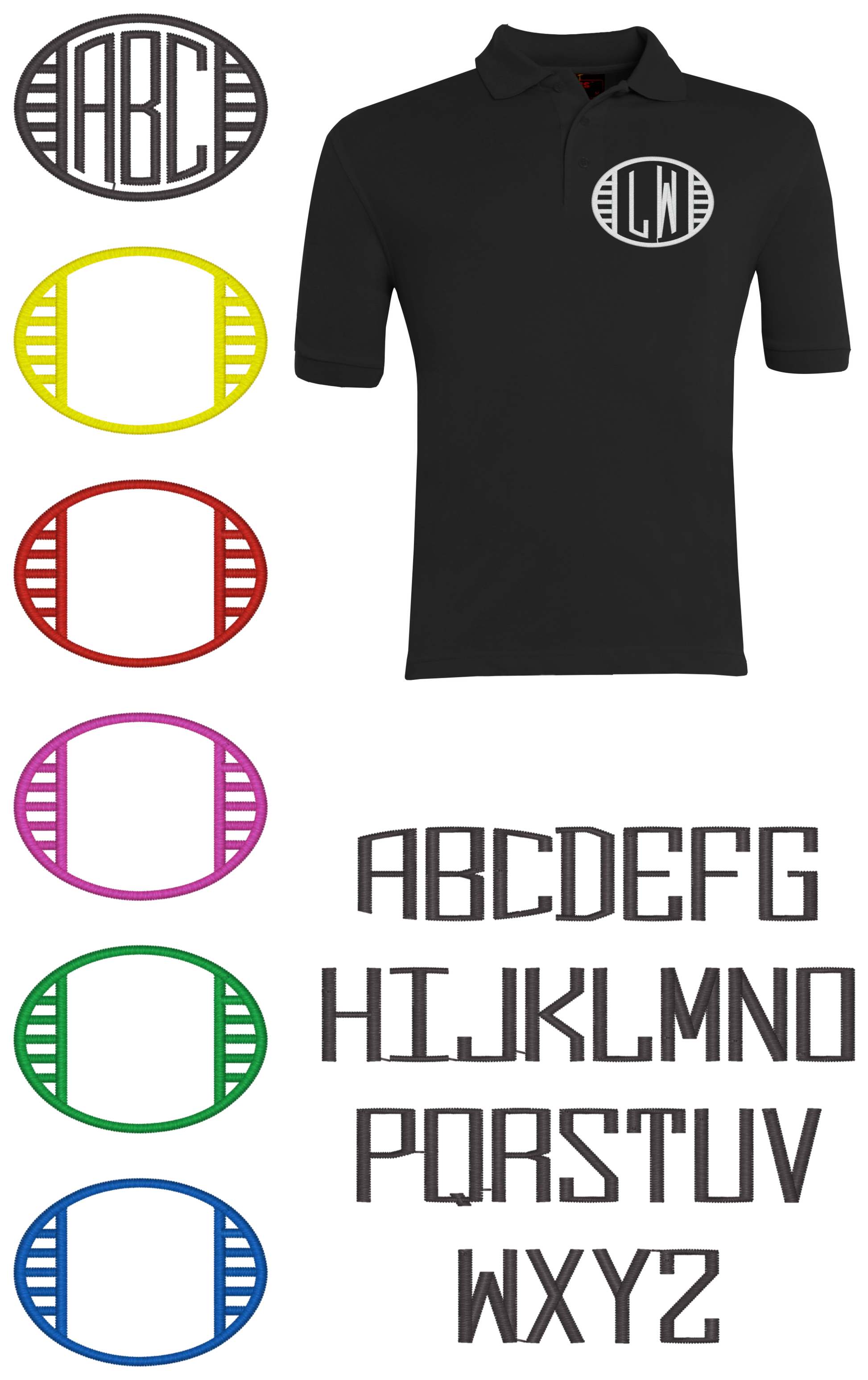 Children s Personalised Monogram Polo Shirt Age 5 6