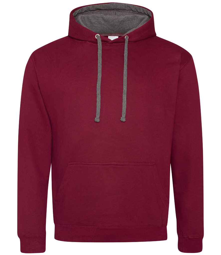 JH003 Burgundy/Charcoal Front