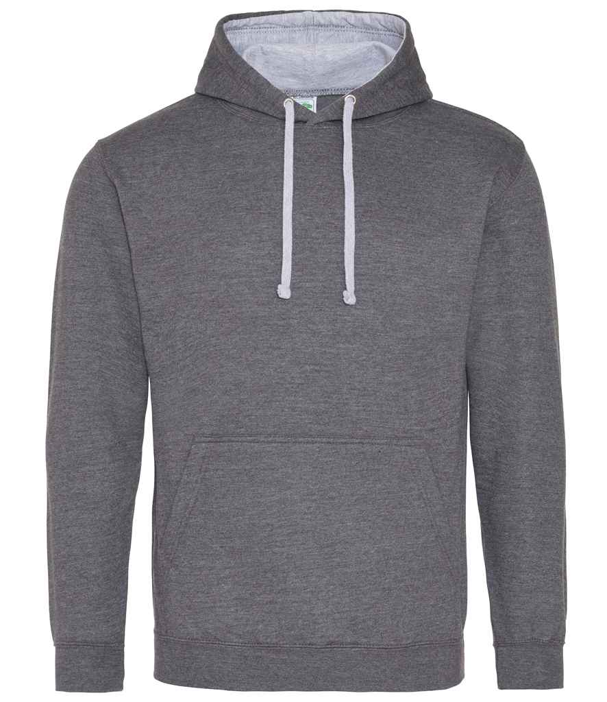 JH003 Charcoal/Heather Grey Front